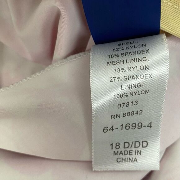 Swimsuits for All Tie Front Underwire Tankini Top size 18 D / DD - Picture 9 of 9